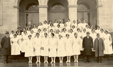 Dallas Methodist Hospital School of Nursing group photo